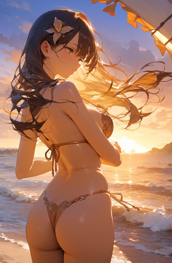 悲しそうだけどエロいお尻