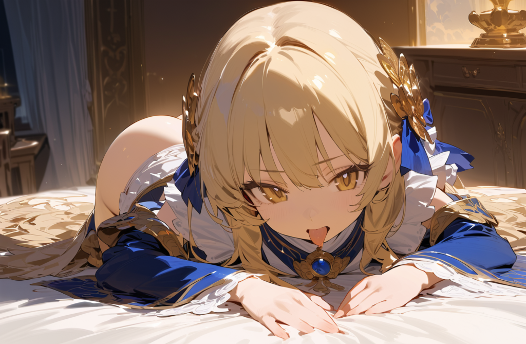 ひざまずいてうように見えてエロい